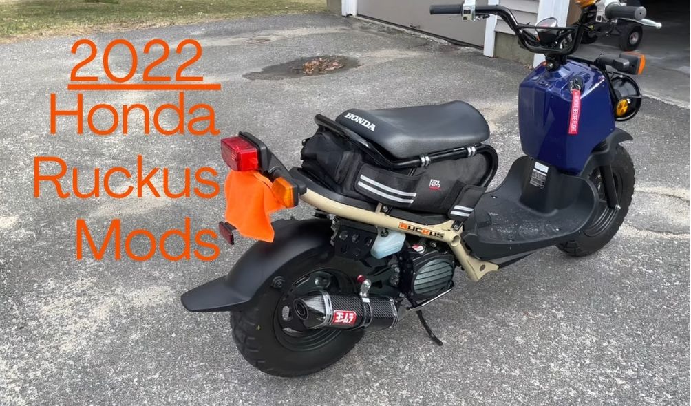 2022 honda ruckus mods