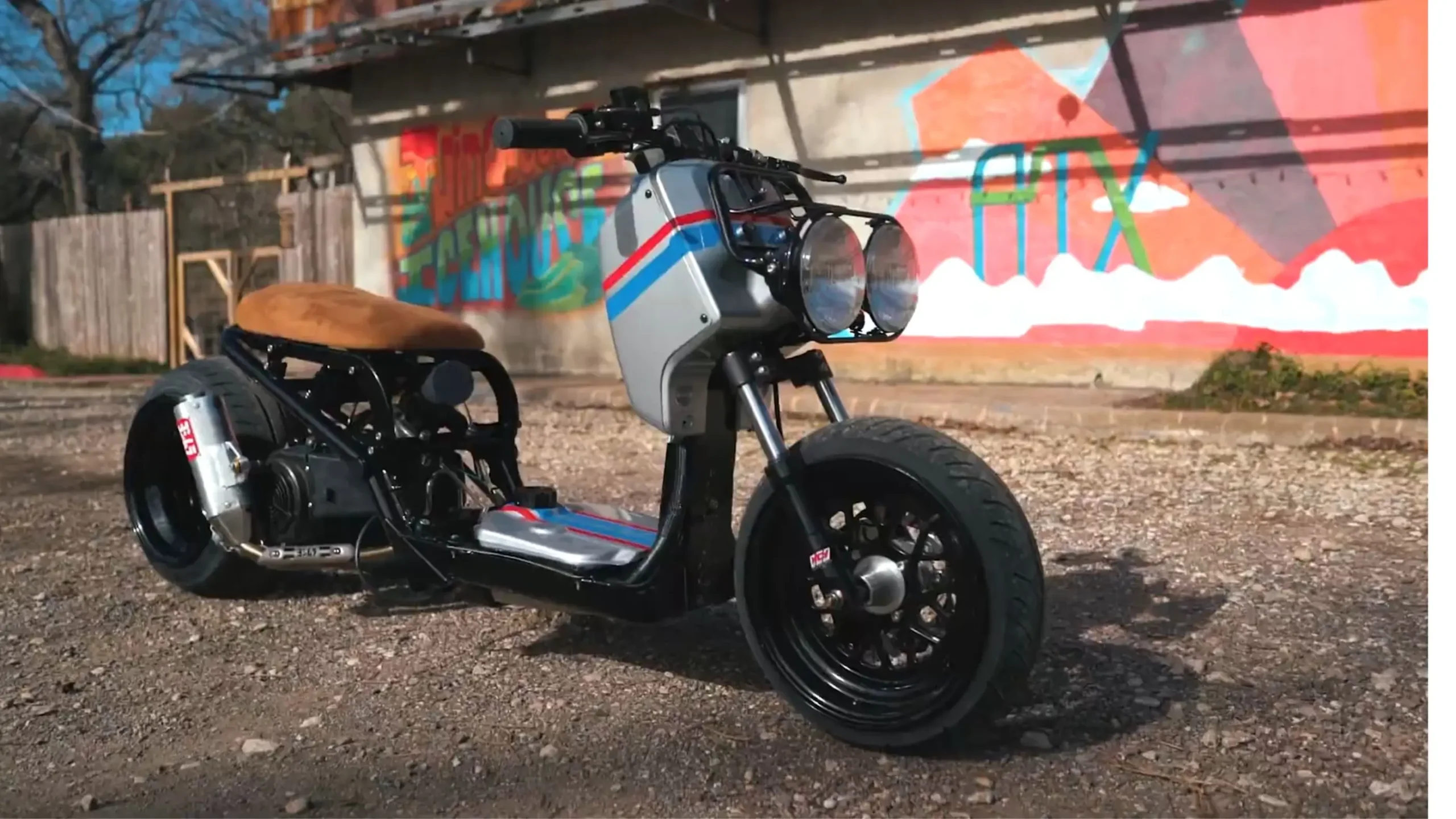 honda ruckus modded