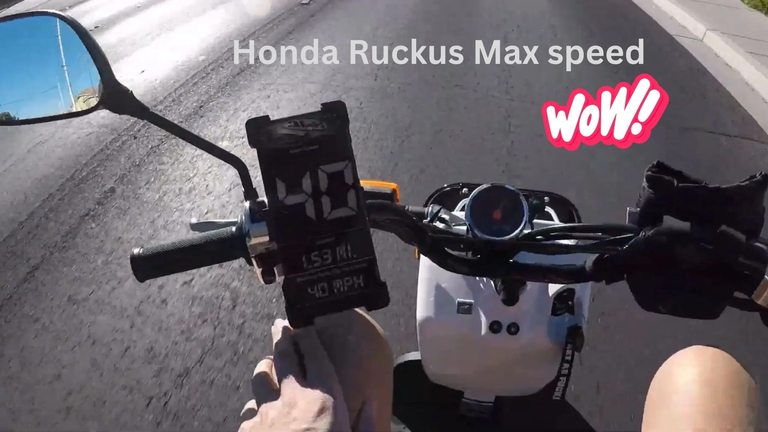 honda ruckus maximum speed