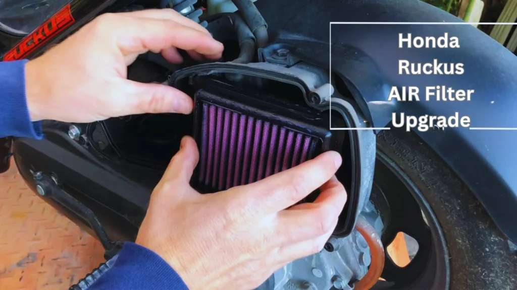 Honda Ruckus Air Filter Upgrade