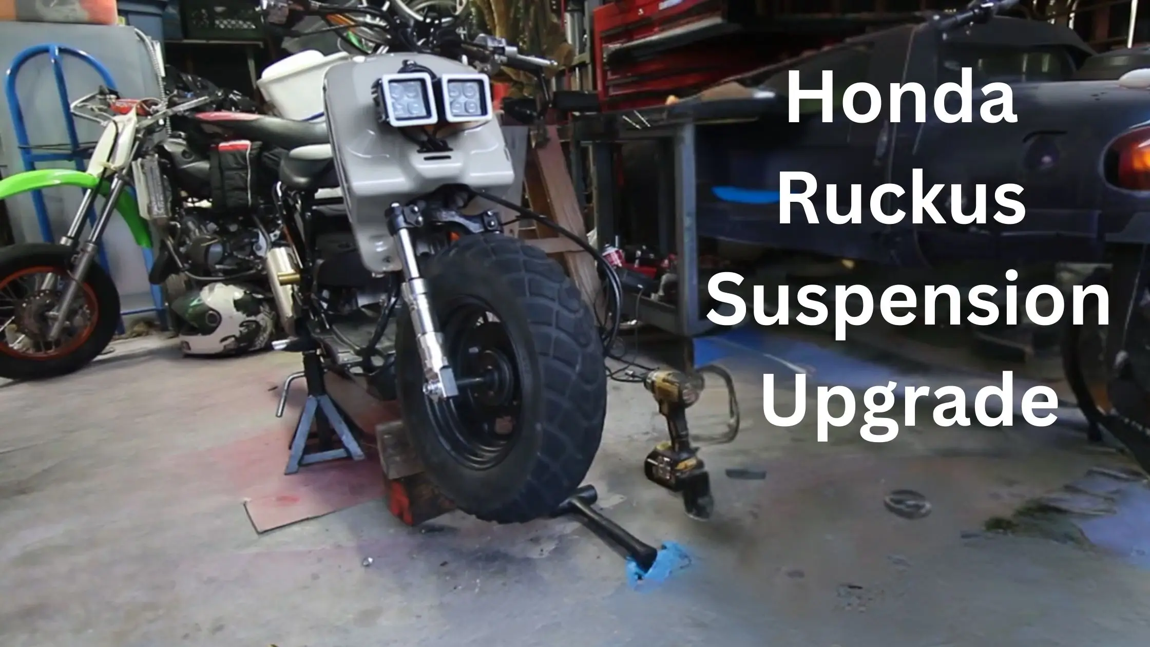 Honda Ruckus Seuspension Upgrade