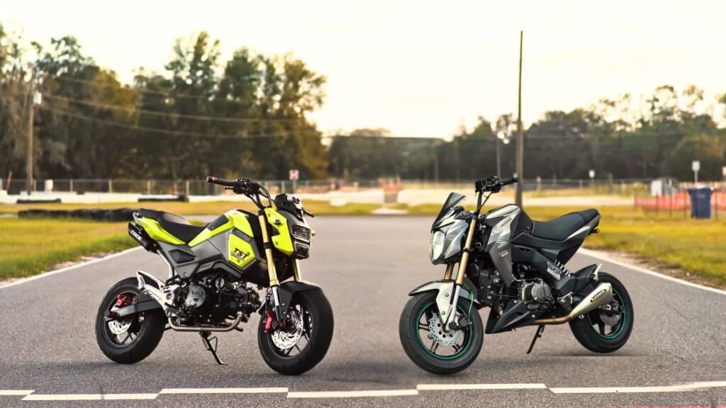 honda grom and kawasaki z125